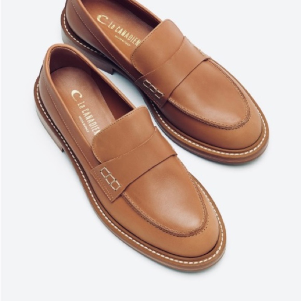 La CANADIENNE- Leather Loafers BRAND NEW unboxed.